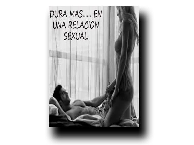 durar mas en una relacion sexual
